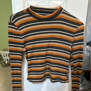 Fall cropped sweater